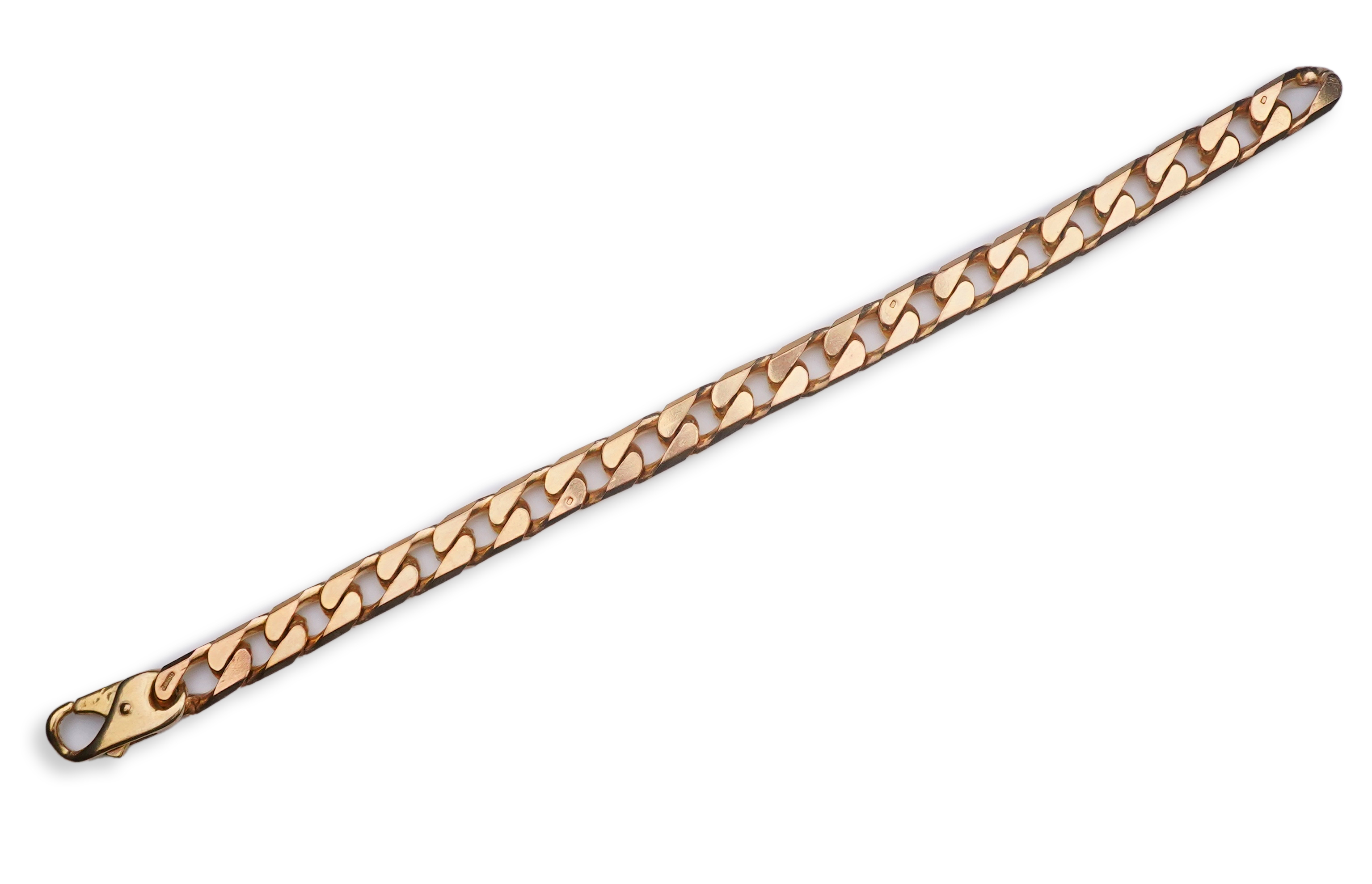 A 9ct gold bracelet, circa 1989